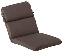 Outdoor Patio Furniture High Back Chair Cushion - Chocolate Brown