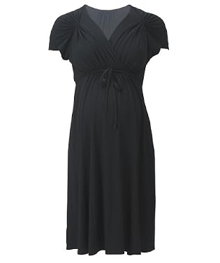 Short Sleeve Black Ruched Shoulder Jersey Tie Dress Short Sleeve Black Ruched Shoulder Jersey Tie Dress