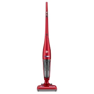 Dirt Devil Accucharge 15.6 Volt Cordless Bagless Stick Vac with ENERGY STAR Battery Charger, BD20035RED
