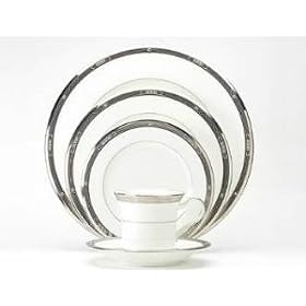 Noritake Chatelaine Platinum Butter/Relish Tray
