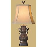 22 Inch Bronze Vase Lamp