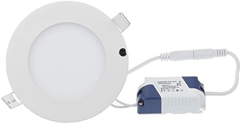 2 Days Delivery LED Panel Light , Round Recessed Downlight, AC 100 - 245V, Cool White (Cool white, 6 Watts)