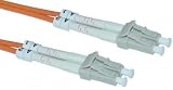 1 Meter Multi-Mode Duplex Fiber Optic Cable 62.5/125 LC/LC