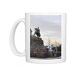 Bohdan Khmelnytsky statue, and St. Michaels Gold Domed Monastery, 2001 copy of Photo Mugs