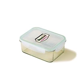 Kinetic Glasslock 37 Ounce Rectangular Glass Food Storage Container With Locking Lid