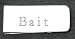 Money clip with engraved name: Bait