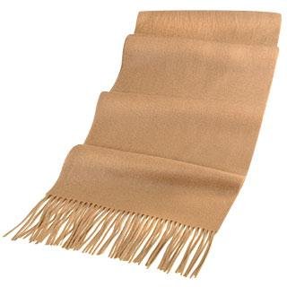 Basile Extra-Soft Camel Cashmere Long Scarf