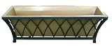 ACE Hardware-SOUTHERN SALES & OTH-447561 "LIVING ACCENTS" PLANTER - SQUARE COPPER PLATED