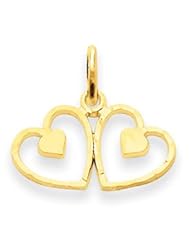 14k Gold Heart Charm