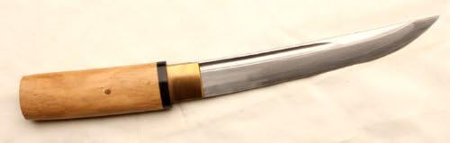 Tanto Shirasaya with Plain Steel Glossy Finish
