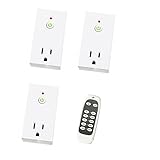 BigFox リモートコントロール スーパースイッチ リモート 家電 家庭用 リモコン コンセント セット ミニ型 電池付き(コンセント3台セット)