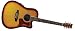 Spectrum AIL 261AE Thin Body Travel Acoustic Electric Guitar with 3 Band EQ, Tobacco Sunburst