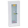 Kidde 468046 Potter Roemer Semi-Recessed 5-Pound Fire Extinguisher Cabinet with Lock