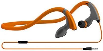 Sports Headphones Earbud With Inline Mic For Running Sports Series (Orange)