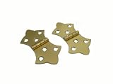 Solid Brass Butterfly Hinges, 1 11/16 X 3