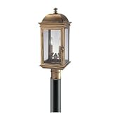 Thomas Kinkade Town Square Outdoor House Lamp Post Light - (Flemish Brass Finish On Solid Brass) - Two Lights - Westinghouse