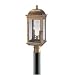 Thomas Kinkade Town Square Outdoor House Lamp Post Light - (Flemish Brass Finish On Solid Brass) - Two Lights - Westinghouse