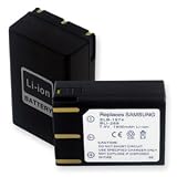 7.4v 1900 mAh Black Digital Camera Battery for Samsung DIGIMAX PRO815