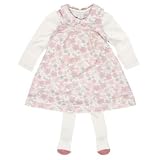 from J By Jasper Conran J by Jasper Conran-Babys white cord pinafore set-6-9 months (Model 6793970)
