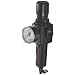 Dixon B73G-4MG-MB Norgren Series Manual Drain Filter/Regulator with Metal Bowl and Sight Glass, 3/8" Basic, 123 SCFM, 1/2" Port Size, 5-150 PSI