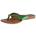 Corso Como Women's Summer Sandal,Ivory/Green,7 M