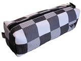 Quiksilver School Iconic Pencil Case - Black & White Check