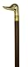 Walking cane-Duck Head walnut shaft. This walking stick cane is a unisex walking cane. This walking aid has a head duck solid brass handle. This wooden cane has walnut color and 36 inches long shaft. This walking aid has a weight capacity of 250 pounds.