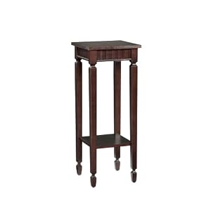 Powell Contemporary Merlot Plant Stand by Plant Stands