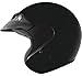 THH T-381 Open Face Motorcycle Helmet Gloss Black LG