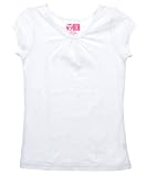 French Toast Ruched & Rockin' V-neck T-Shirt (Sizes 4 - 6X)