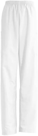 AngelStat Cargo Pocket Scrub Pants - White, Size XL; Length Long - 1 ea