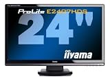 iiyama 23.6インチワイド液晶ディスプレイ 1920×1080(フルHD1080P)対応 3系統入力装備 マーベルブラック PLE2407HDS-B1