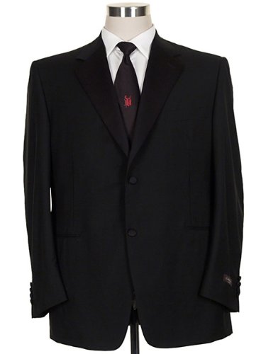 Canali Italy Mens Black Formal Tuxedo Jacket 