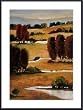 Art Poster Metal Framed Print - Crossing Rivers - Artist: Carmen Dolce- Poster Size: 36 X 24