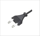 Euro 2 Pin to 3 Pin Converter Plug / Adapter - White