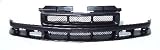 Black Grille Grill 98-04 Chevy S10 S-10 Blazer Extreme Pickup Truck 98 99 00 01 02 03 04 1998 1999 2000 2001 2002 2003 2004 Pickups Trucks