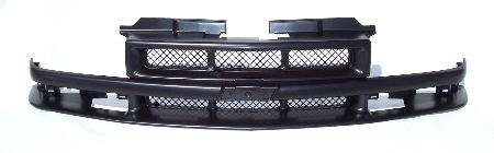 Black Grille Grill 98-04 Chevy S10 S-10 Blazer Extreme Pickup Truck 98 99 00 01 02 03 04 1998 1999 2000 2001 2002 2003 2004 Pickups Trucks