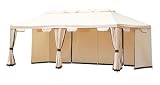 Eigenschaften Doppler  / LUXOR 6 x 3 m, Pavillon inkl. aller Seitenteile, natur