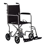 IVC Transport Wheelchair - Permanent Full-Length Arms, 18