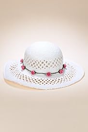 Floral Weave Floppy Hat