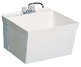 Swanstone MF-1W.010 Veritek Wall-Hung Single Bowl Laundry Tub