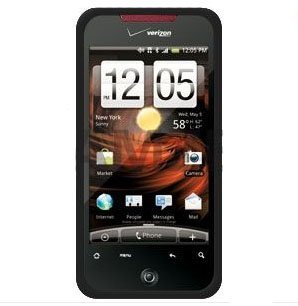 HTC Incredible Black Silicone Skin Case