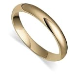 14 KT Yellow Gold Comfort Fit 3mm Wide Wedding / Engagement Band Ring