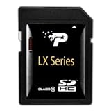 Patriot LX Series 16 GB Class 10 SDHC Flash Memory Card PSF16GSDHC10 (Black)