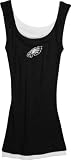 Philadelphia Eagles Women's Supreme Layered Black Tank Top