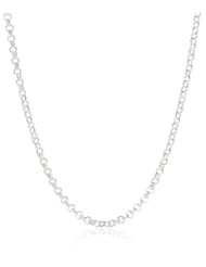 Sterling Silver Rolo Chain Necklace