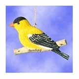 Gold Finch Christmas Ornament or Window Decor