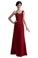 Satin Beaded Bridesmaid Dress 