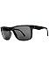 Electric Unisex Swingarm Polarized Sunglasses, Gloss Black/Melanin Grey Level 1, One Size