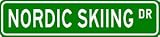 NORDIC SKIING Street Sign - Sport Sign - High Quality Aluminum Street Sign